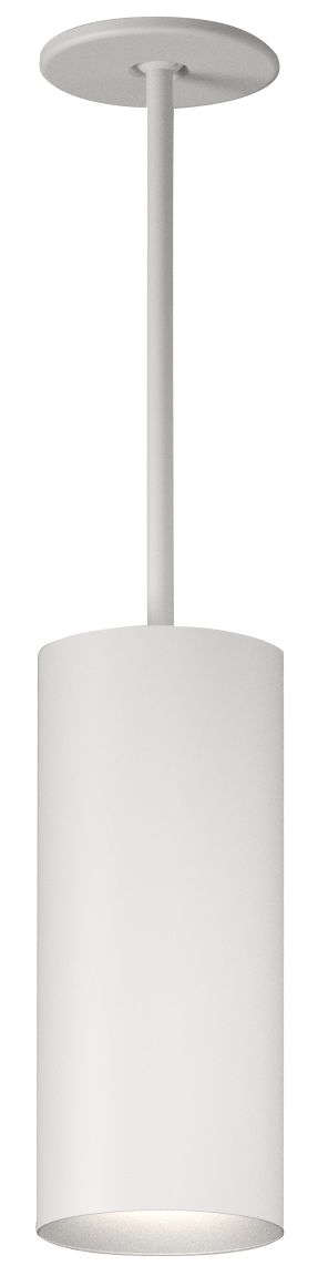 CSL Integrated LED 5 in. Pendant Semi Gloss White Finish