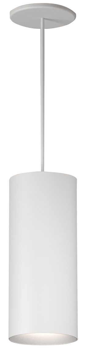 CSL Integrated LED 5 in. Pendant Semi Gloss White Finish