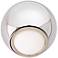 CSL Orb Polished Nickel 5 1/4" Wide LED Wall Light