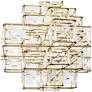 2_Cubic 25.8" 6-Light Calypso Gold Chandelier more views