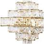 3_Cubic 25.8" 6-Light Calypso Gold Chandelier more views