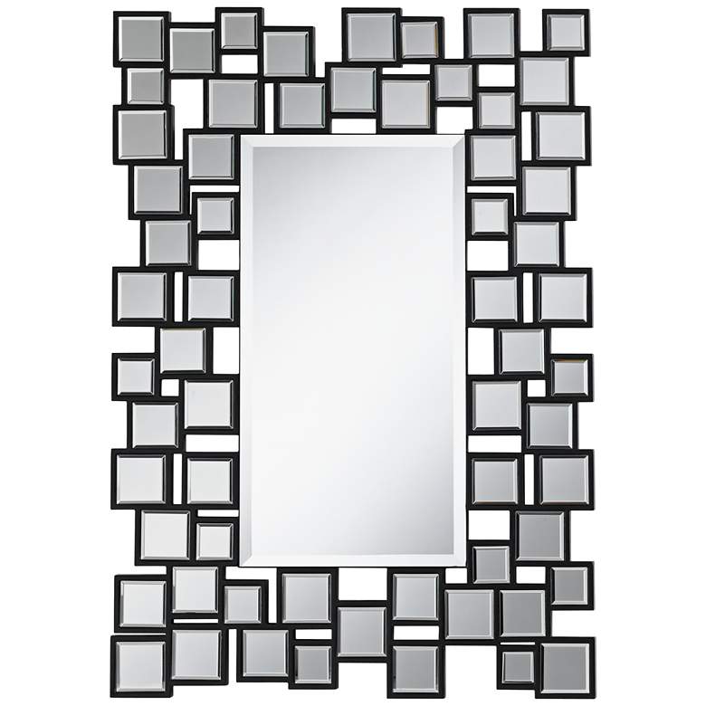 Image 1 Cubist 28 inch x 40 inch Rectangular Wall Mirror