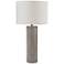 Cubix 29.1" High 1-Light Table Lamp - Polished Concrete - LED