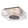 Thumbnail2 of Cuboid 4.38"H x 10"W 1-Light Flush Mount in Black more views
