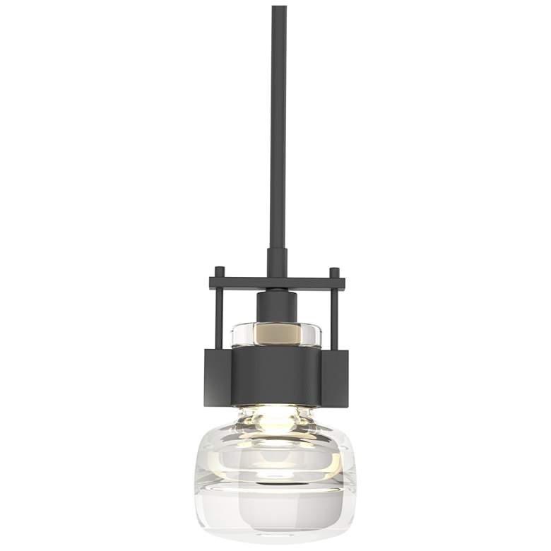 Image 1 Cuff Large Mini Pendant - Black Finish - Clear Glass