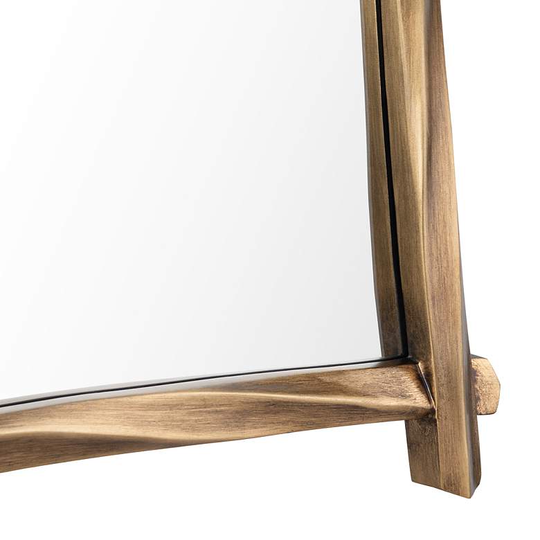 Image 3 Cullen 1 Gilded Gold 34" x 48" Rectangular Wall Mirror more views