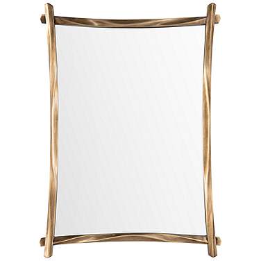 Cullen 1 Gilded Gold 34" x 48" Rectangular Wall Mirror