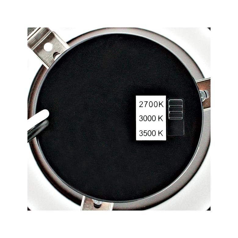 Image 2 Culligan 6 inch Bronze 5-CCT LED Adjustable Gimbal Recessed Trim more views