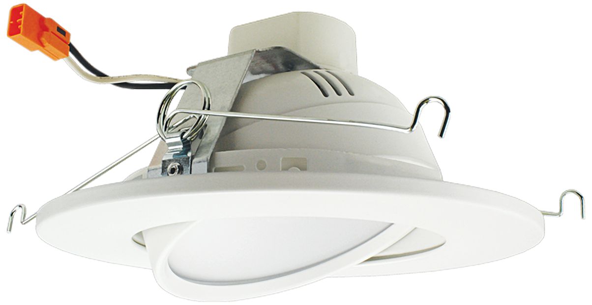 Culligan 6" Bronze 5CCT LED Adjustable Gimbal Recessed Trim 766V0