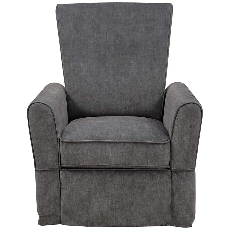 Image 1 Culp Kettleby Ash Storm Gray Swivel Manual Glider Recliner