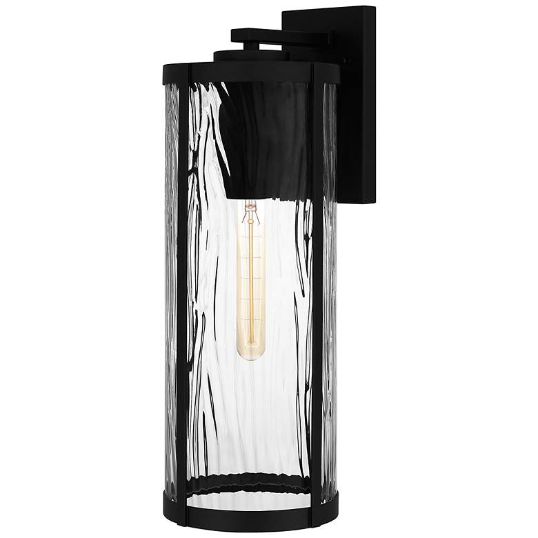 Image 2 Culpo 1-Light Matte Black Outdoor Wall Lantern