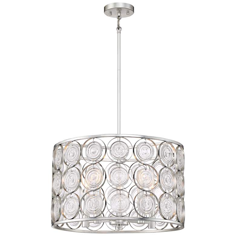 Image 1 Culture Chic 20" Wide Catalina Silver 5-Light Pendant