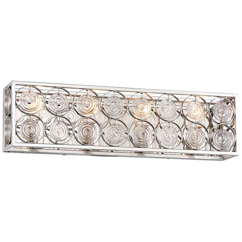 Image 1 Culture Chic 24 3/4 inch Wide Catalina Silver Bath Light