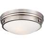 Culver Collection 13 1/4" Wide Brushed Nickel Ceiling Light