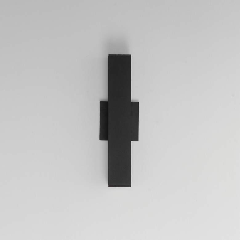 Image 3 Culvert 15" LED Outdoor Sconce Black more views
