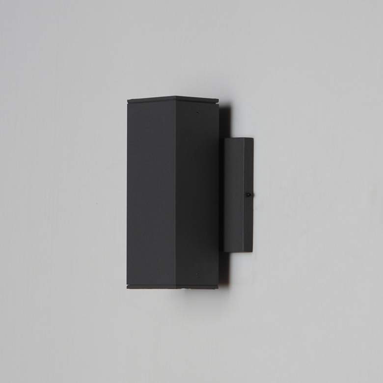Image 4 Culvert 7 1/2"H Architectural Bronze LED Outdoor Wall Light more views