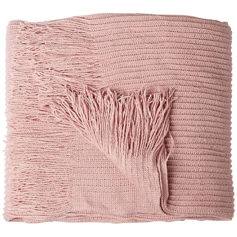 Image 1 Cumberland Blush Tone Decorative Throw Blanket
