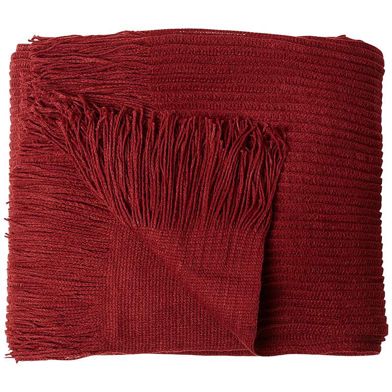 Image 1 Cumberland Red Wine Decorative Throw Blanket