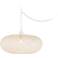 Cumulus 18" Wide White Paper String Shade Swag Pendant Light