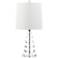 Cunha 19 1/4"H Flat Stacked Crystal Discs Accent Table Lamp