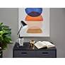 Cup Warming Black Desk Lamp with USB Port and AC Outlet