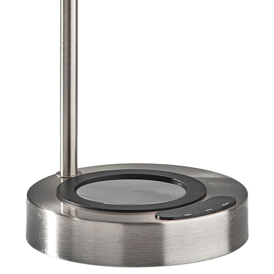 Image 3 Cup Warming Steel Desk Lamp with USB Port and AC Outlet more views