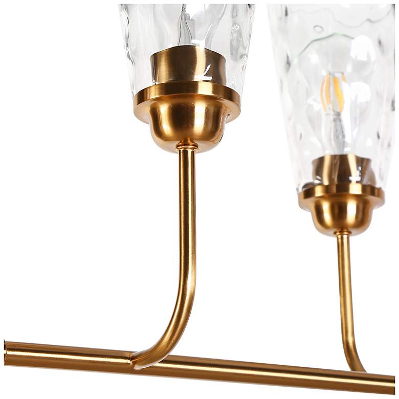 Image 3 Cuperaition 6-Light Glass Island Chandelier more views