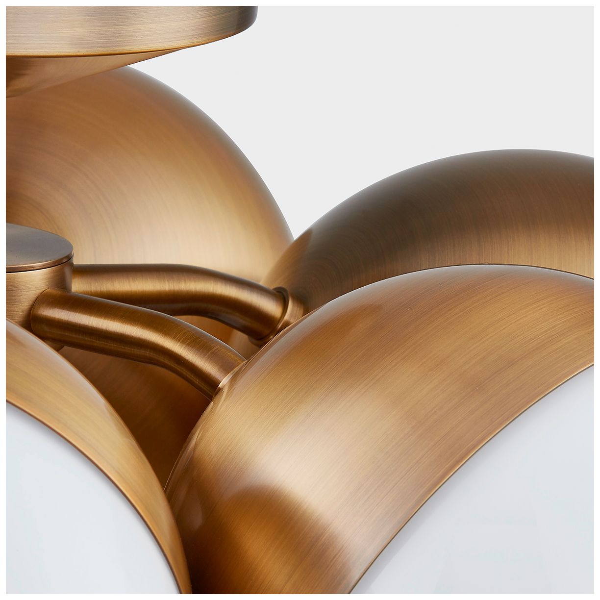 Image 2 Cupertino 23 1/2" Wide Patina Brass 7-Light Ceiling Light more views