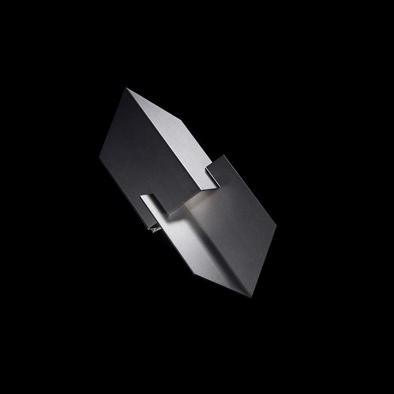 Image 3 Cupid 13.88"H x 6.13"W 1-Light Outdoor Wall Light in Black more views