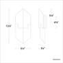 4_Cupid 13.88"H x 6.13"W 1-Light Outdoor Wall Light in Black more views