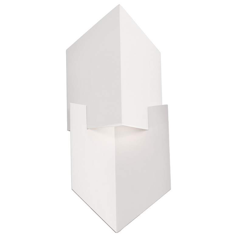 Image 1 Cupid 13.88"H x 6.13"W 1-Light Outdoor Wall Light in White