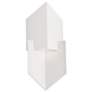 Cupid 13.88"H x 6.13"W 1-Light Outdoor Wall Light in White