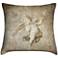Cupid With Bow 18" Square Throw Pillow
