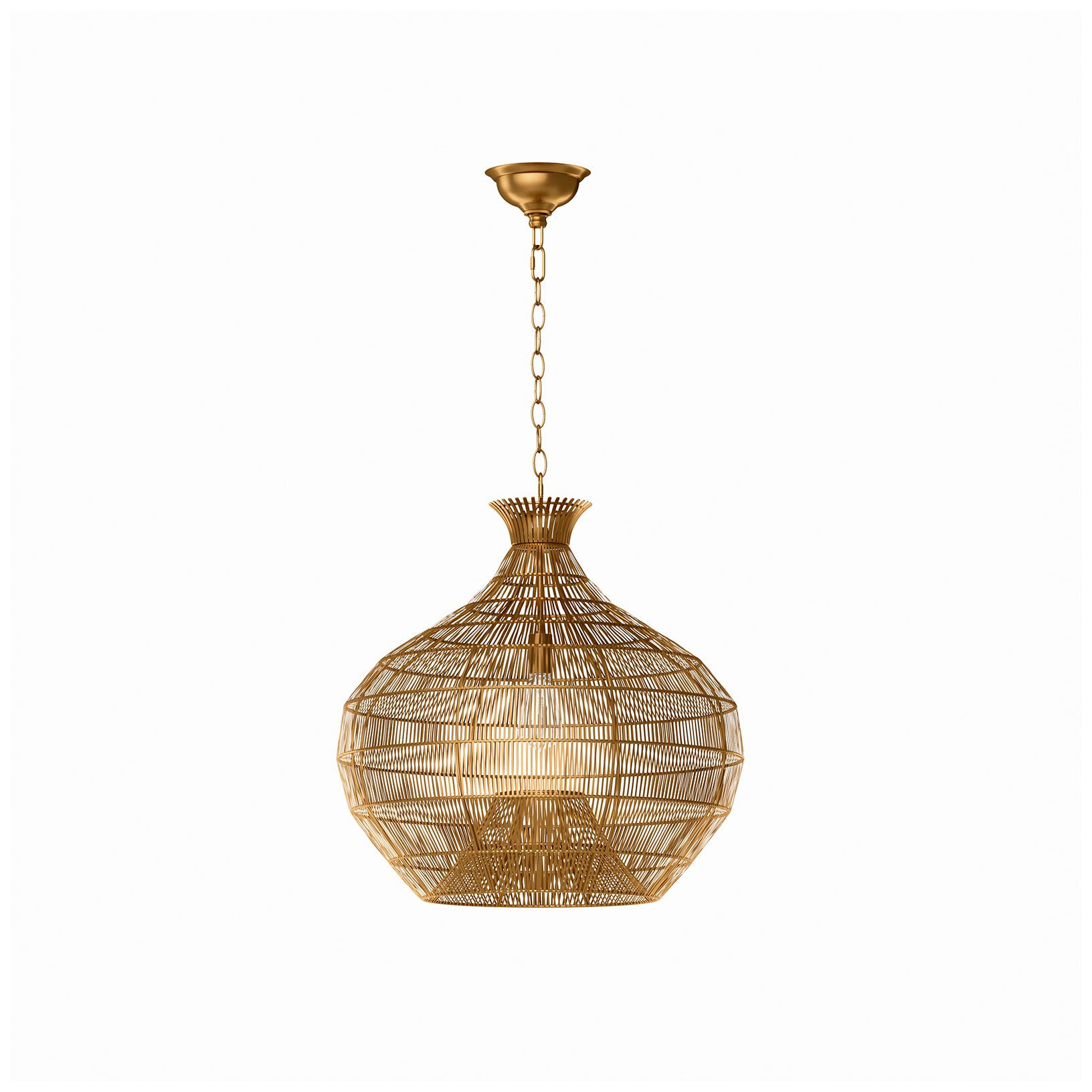 Image 2 Cupola Metal Pendant (Brass) more views