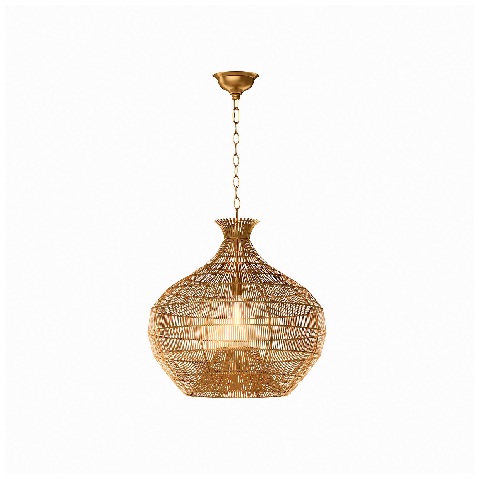 Image 6 Cupola Metal Pendant (Brass) more views