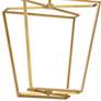 Thumbnail3 of Curant 20 3/4" Wide Aged Brass LED Chandelier more views