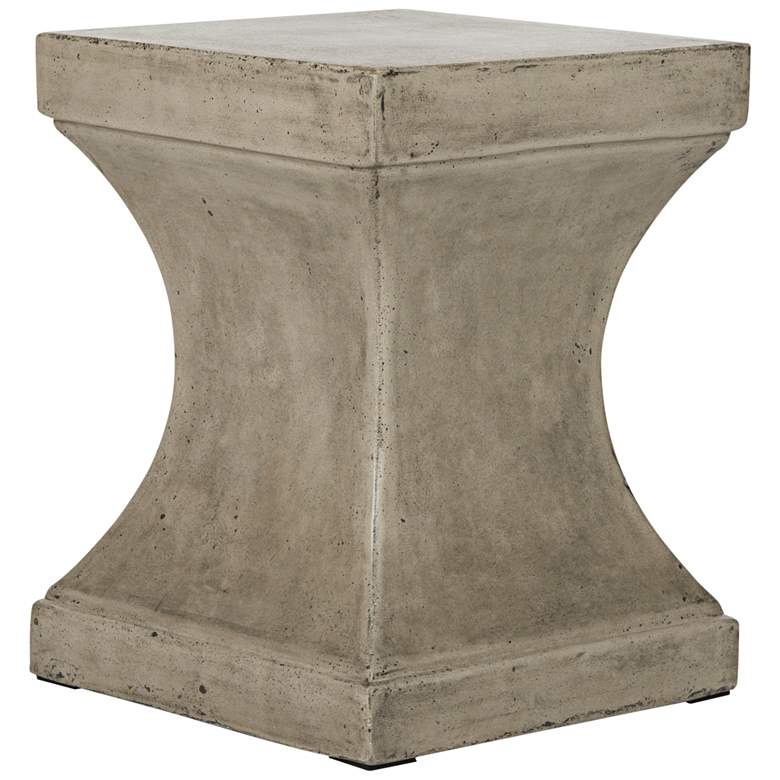 Image 2 Curby Dark Gray Concrete Indoor-Outdoor Accent Table