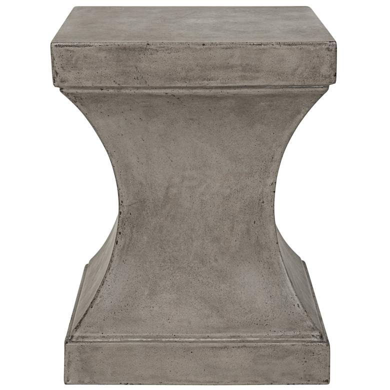 Image 3 Curby Dark Gray Concrete Indoor-Outdoor Accent Table more views