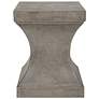 Curby Dark Gray Concrete Indoor-Outdoor Accent Table