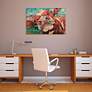 5_Curious Cow 1 36" Wide Giclee Print Solid Wood Wall Art more views