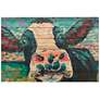 2_Curious Cow 2 36" Wide Giclee Print Solid Wood Wall Art