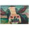 Curious Cow 2 36" Wide Giclee Print Solid Wood Wall Art