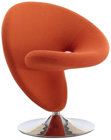 Image 7 Curl Swivel Accent Chair Set of 8 in Multi Colors more views