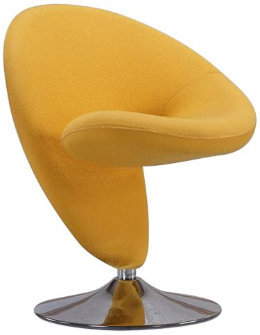 Curl Swivel Accent Chair Set of 8 in Multi Colors