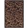 Curled Acanthus Sable Area Rug