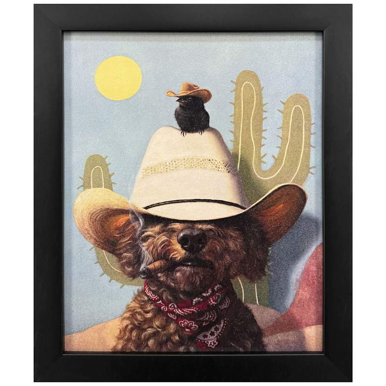 Image 1 Curly II 9"W x 11"H Non-Glass Framed Art