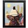 Curly II 9"W x 11"H Non-Glass Framed Art