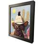 2_Curly II 9"W x 11"H Non-Glass Framed Art more views