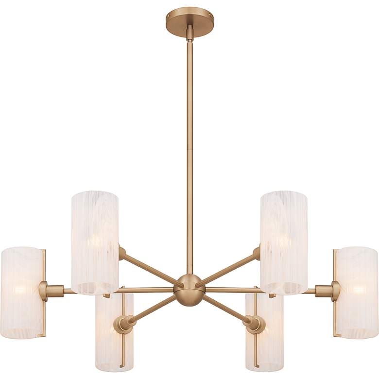 Image 4 Curran 6-Light Bronze Gold Chandelier more views