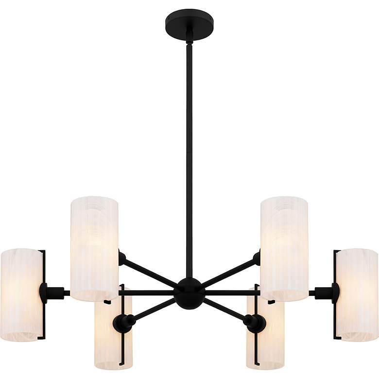 Image 4 Curran 6-Light Matte Black Chandelier more views